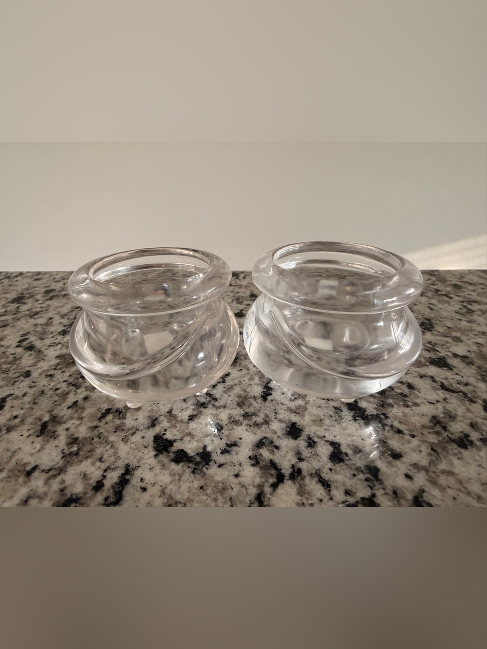 PartyLite Cauldron Glass Votive Candle Holders -
Set of 2